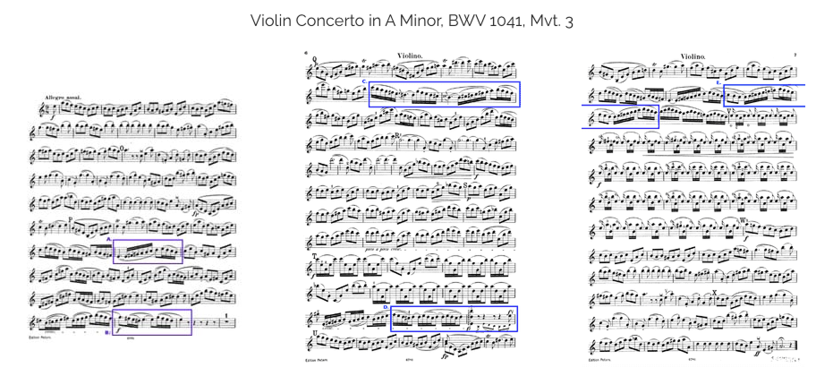 Violin Concerto in A Minor, BWV 1041 — Sheet Music