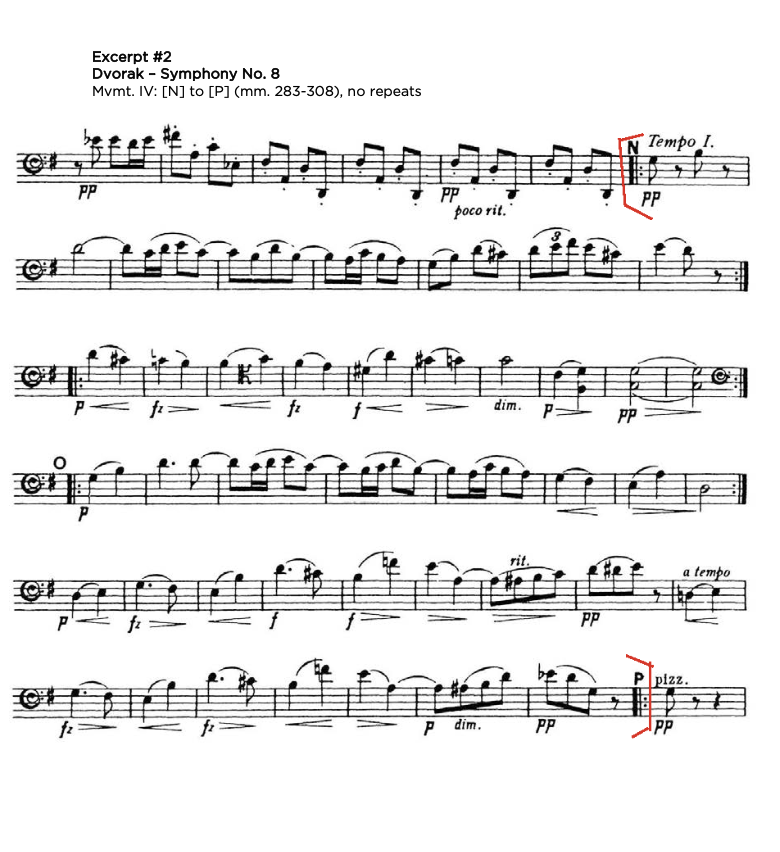Symphony No. 8 — CSYO Audition Excerpt — Sheet Music