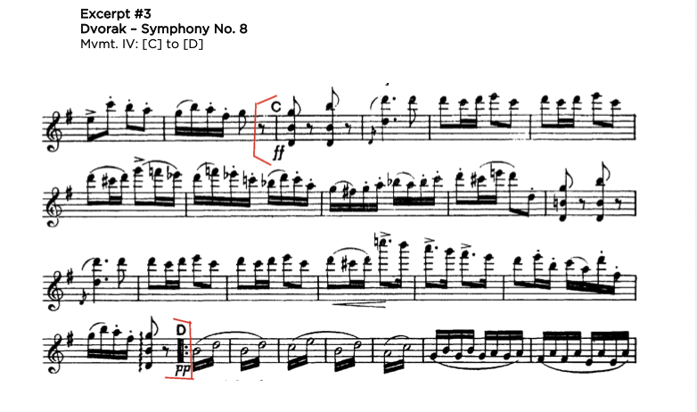 Symphony No. 8 — CSYO Audition Excerpt — Sheet Music